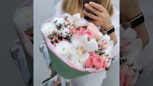 Нежный букет доя бабушки в день рождения, заказать цве смотреть онлайн