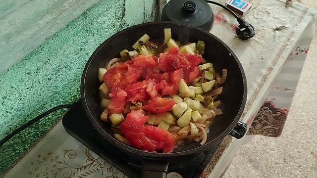 Овощи на мангале