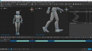 Cascadeur : Создаём анимацию ходьбы.