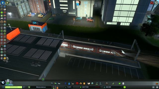 Cities: Skylines 16 частина, пішохідна зона, запустив тролейбус і електричку, поліпшую туризм!!! смотреть онлайн