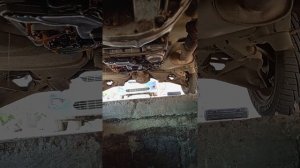 частичная замена масла в АКПП нисан Серена с23.сколька