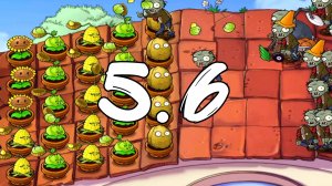 РАСТЕНИЯ ПРОТИВ ЗОМБИ / PLANTS VS ZOMBIES Прохождение уровня 5.6