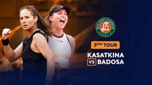 31.05.2025. Дарья Касаткина - Паула Бадоса. WTA Roland Garros. Darya Kasatkina - Paula Badosa