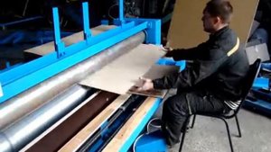 Станок для склейки гофрокоробов.wmv