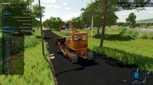 СДЕЛАЛИ НОВУЮ ДОРОГУ В ДЕРЕВНЕ. FARMING SIMULATOR 22