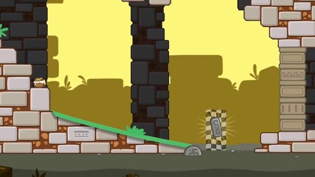 Level 6-14 Bad piggies Как пройти без кнопки? ( how to complete without a button?