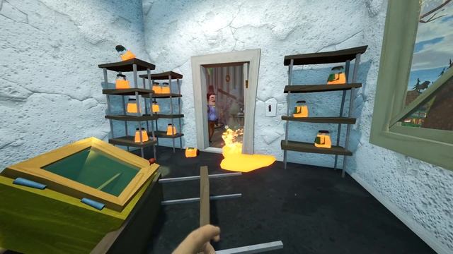 Hello Neighbor Mod The random house прохождение игры часть 3 смотреть онлайн