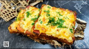 Бутерброд с мясом. Горячие бутерброды. Рецепт бутербродов с фаршем. #топыкатегорий
