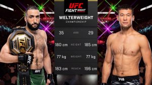 Белал Мухаммад против Шавката Рахмонова Полный бой - UFC 5