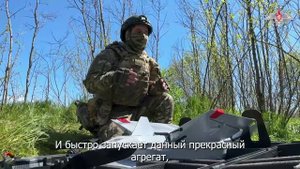 Боевая работа расчета БпЛА «Ланцет» ГрВ «Днепр»