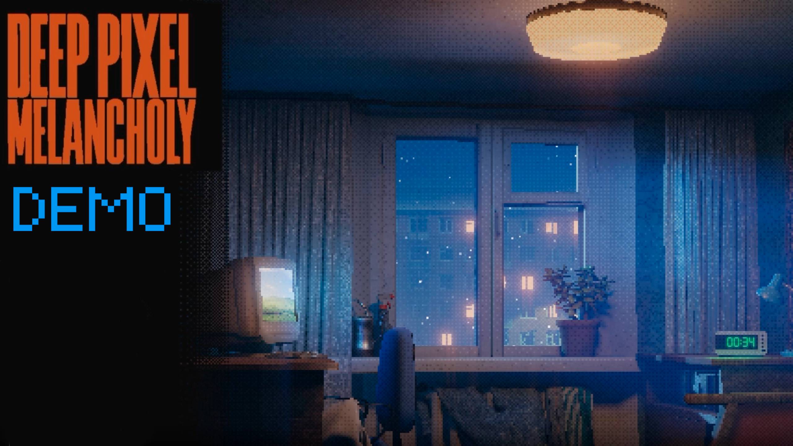 Deep Pixel Melancholy. Депрессивно-увлекательная визуальная новелла. Прохождение демоверсии.
