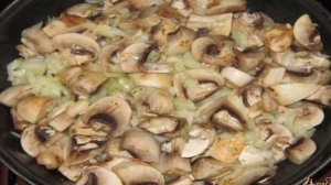 Быстрый суп с шампиньонами