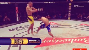 Edson Barboza vs Beneil Dariush-Нокаут коленом в прыжке