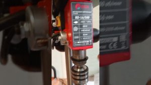 Устранение люфта  пиноли сверлильного станка EDON BD 16/500
