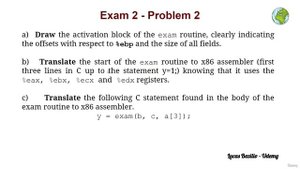 9.4. Exam 2 - Problem 2