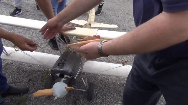 Модель самолета Поликарпов Р-5 (3 метра)  крушение смотреть онлайн