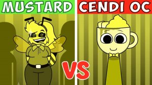 INCREDIBOX SPRUNKI | MUSTARD 🌭 VS CENDI 🌀 - ОС-БИТВА ВЕКА!