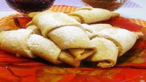 Рогалики на майонезе с джемом и сгущенкой