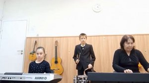 Ю.Щекалёва "Соната-токката".Исполняют Петр Бурко,Егорова Полина и автор