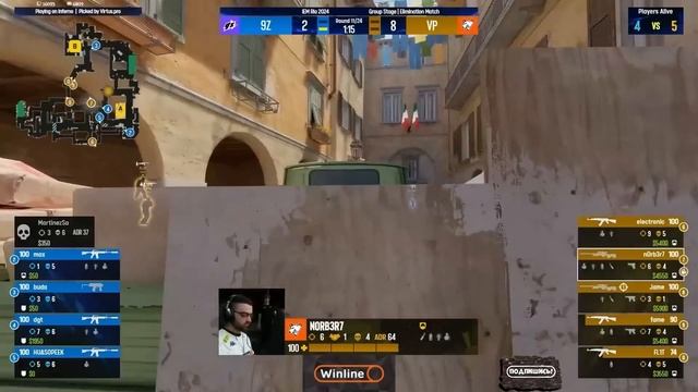 Virtus pro vs 9z - IEM Rio 2024 - ЛУЧШИЕ МОМЕНТЫ CS2 | КРИВОЙ ЭФИР смотреть онлайн