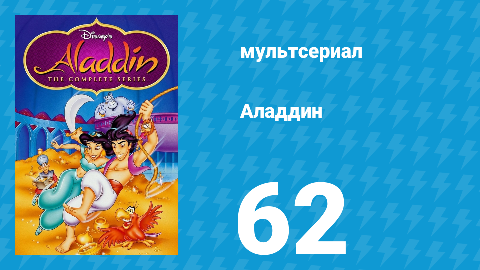 Аладдин 1 сезон 62 серия Мелкие превратности судьбы (мультсериал, 1994)