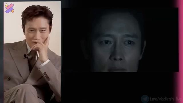 Актеры игры в кальмара 001 и  Ки-Хун смотрят видео  от фа? смотреть онлайн