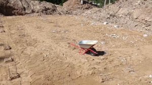 Роспуск оголовков свай, подготовка площадки под ростверк