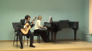 Э.Вилла-Лобос "Концерт для гитары с оркестром" (гитара - А.Дмитриев, фортепиано - М.Рудь, 2013 г.)