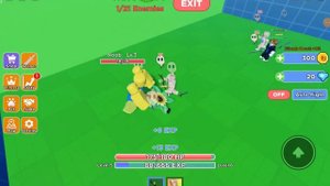 Roblox: Побеждаю монстров чтобы спасти принцесс!