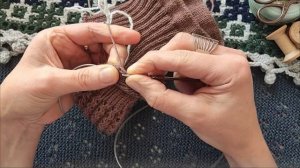 Ажурные колготки спицами МК. Часть 2