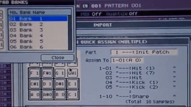 MV-8800 Tutorial How To Import Drums And Create A PAtch