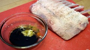 Каре ягненка на гриле