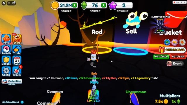 При исполнился в рыбалке 🤔? || Ultimate Fishing Simulator 🐟 #3 смотреть онлайн