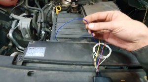 Volks Wagen Sharan Установка модуля Altox WBus-6 GPS для управленияко