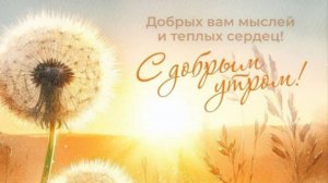 Доброе утро -  Пусть утро будет добрым и замечательным ☕ #хорошеголета #летняяпора