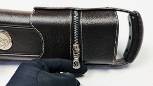 Тубус «Элегант» из коричневой гладкой кожи