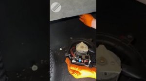 MERCEDES W 220 замена вентилятора печки