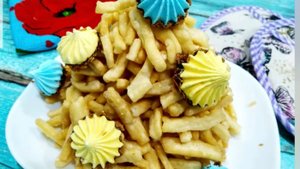 Домашний чак-чак с мёдом / Как сделать татарский чак-чак в домашних условиях (пошаговый рецепт)