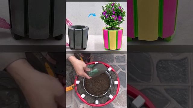 Очень крутые бетонные горшки из цемента получаются. С?