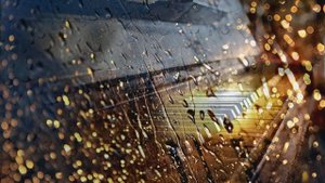 Колыбельная (вариант с  пианино и детьми :), дети не засыпают, я прячусь в пианино от дождя :)