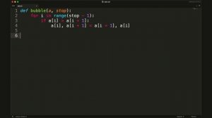 Сортировка пузырьком | Алгоритмы на Python