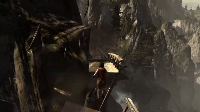 Tomb Raider. #14. Мост ко дворцу. Падение в Бездну смотреть онлайн