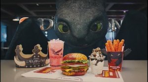Burger King разжигает аппетит: новое меню в стиле «Как приручить дракона»