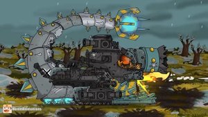 HomeAnimations – Мультики про танки МЫ ДОЛЖНЫ РАЗОРВАТЬ МОНСТРА ! АртоМонстр, КВ-6 , СМК, vs Гибрид