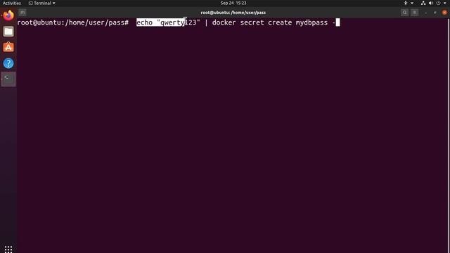 Docker секреты (secrets) - сокрытие данных