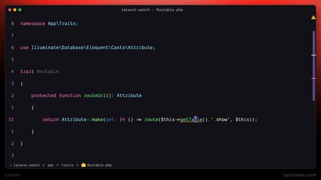 Laravel для новичков #52 - Трейт Routable