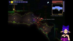Большая копка и немного фарма джунглей Terraria 1.4.4.9 master mod