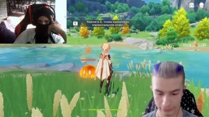 Реакция на Ивана Золо Прохождение Genshin Impact #1: хранител?