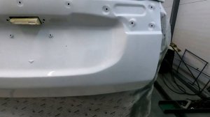 Mitsubishi Outlander ремонт задней двери и бампера