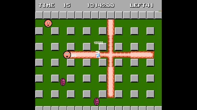 Прохождение игры Bomberman на NES | Бонусный уровень смотреть онлайн
